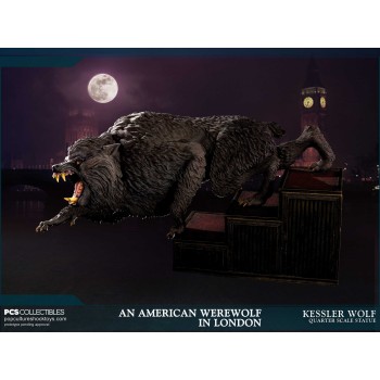 An American Werewolf in London Kessler Wolf 1/4 Scale Statue 55 cm